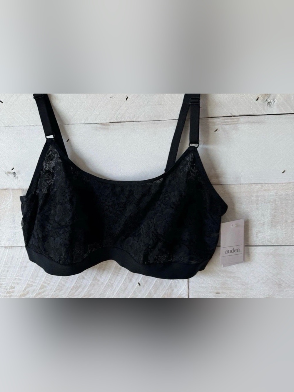 TWO Auden Black Lace Wireless Bra